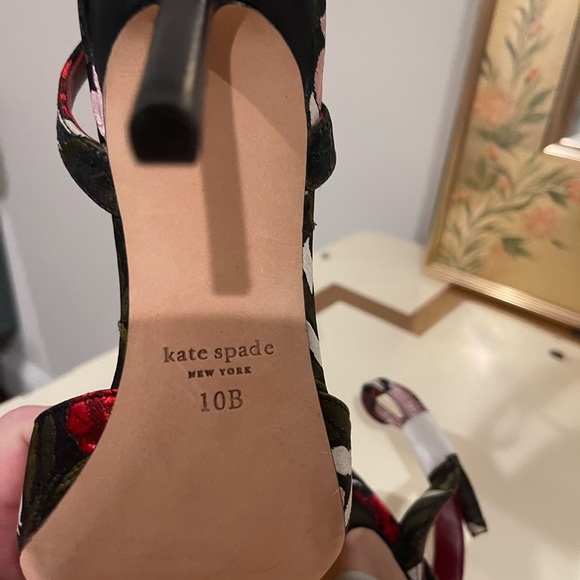 Kate Spade Multicolor Floral Heels - Picture 6 of 6